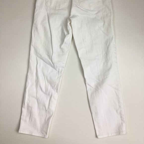 NWOT L'AGENCE Blanc/White THE DUKE 5 Pocket Ankle/Cropped Jeans - Picture 10 of 10